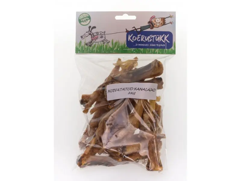 Koerustükk kanajalad 200g