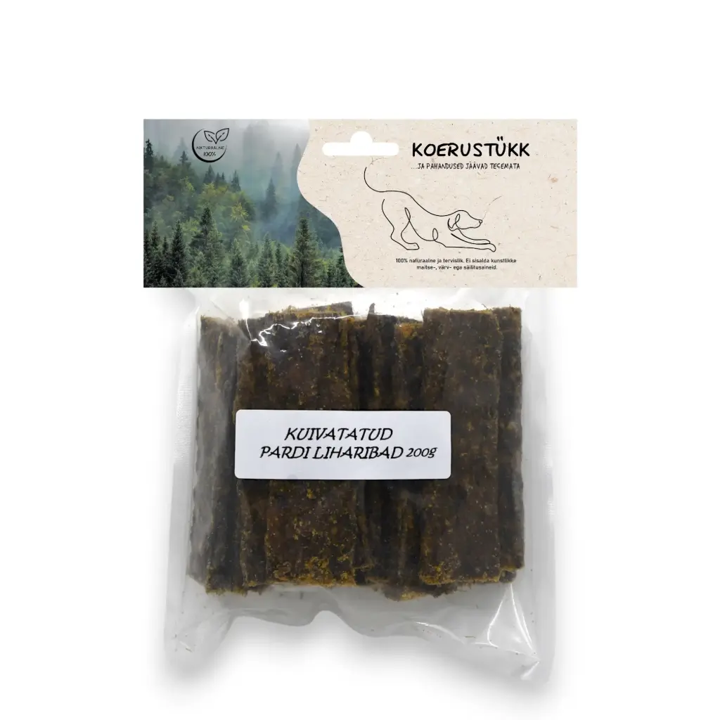 Koerustükk pardi liharibad 200g