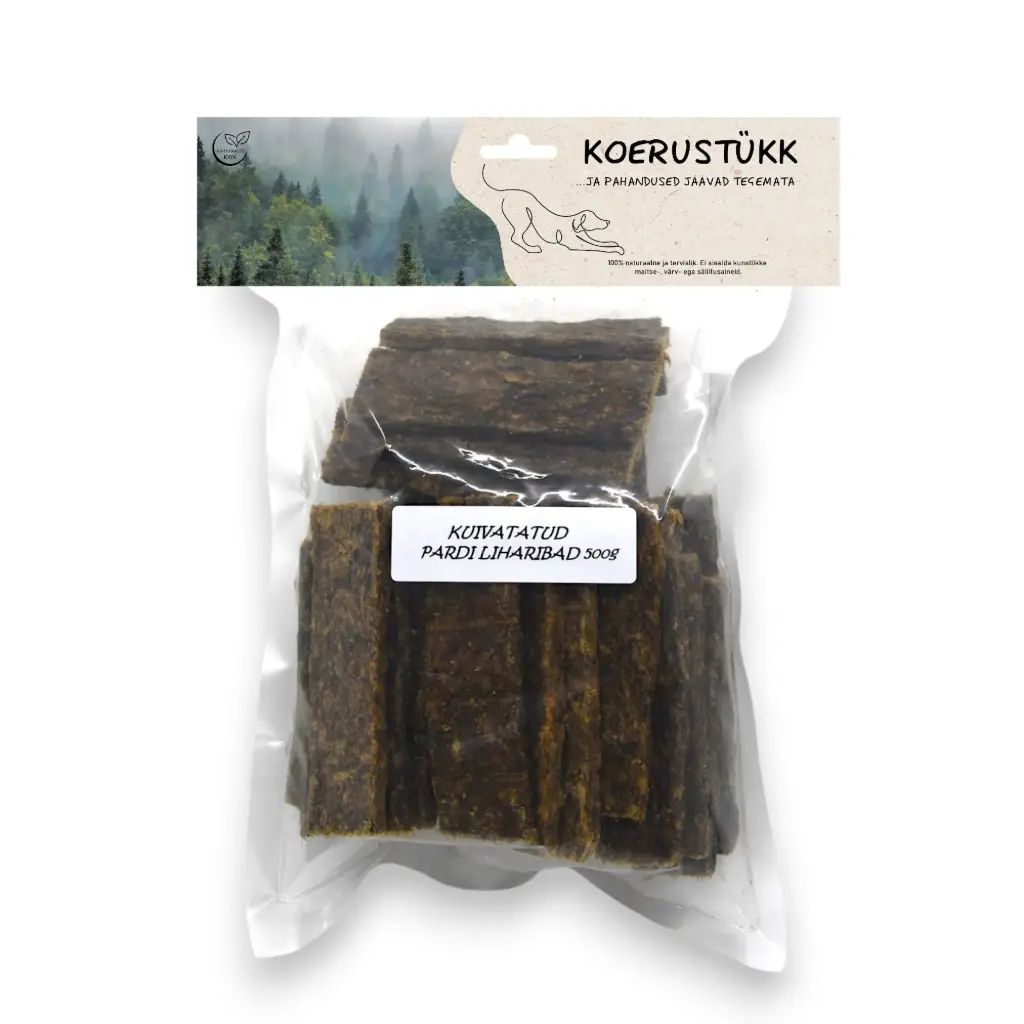 Koerustükk pardi liharibad 500g