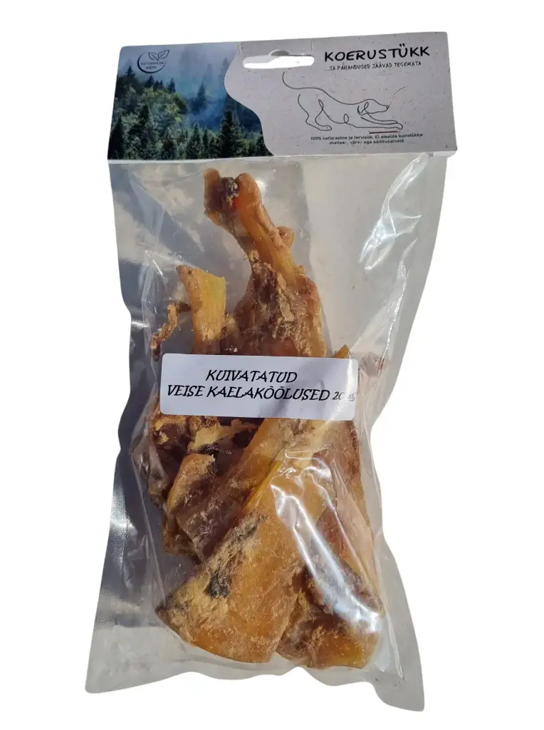 Koerustükk veise kaelakõõlused 200g