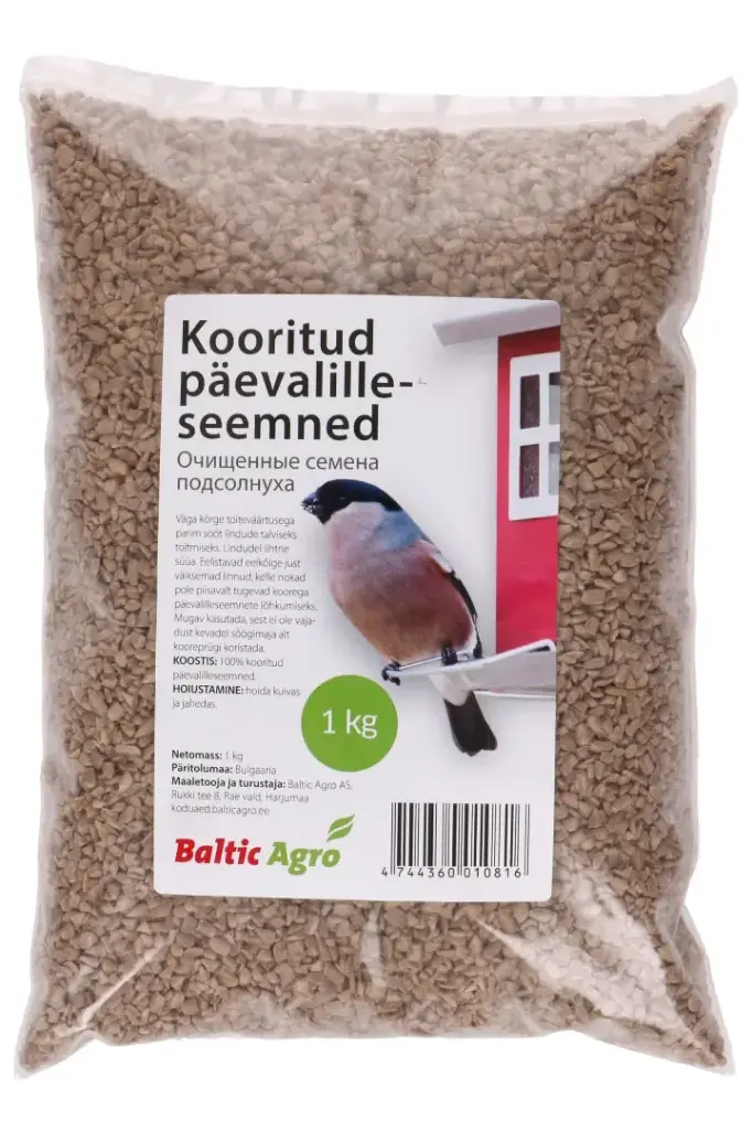 Kooritud päevalilleseemned 1kg
