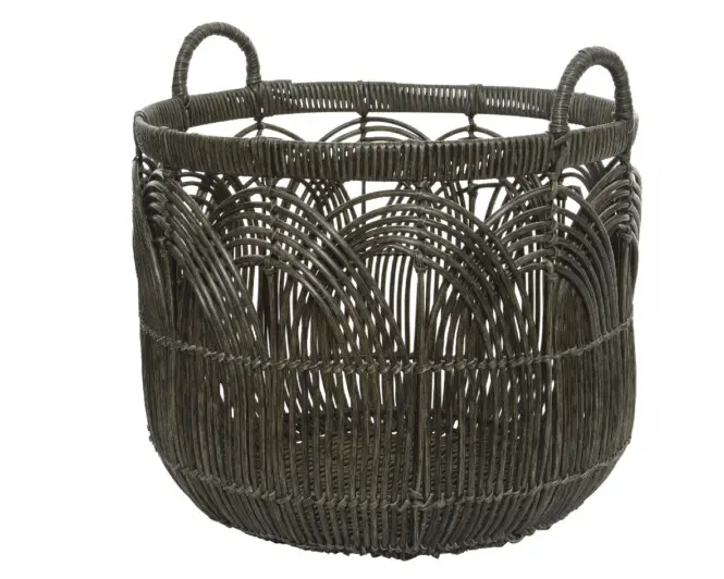 Korv punutud d32x28cm hall