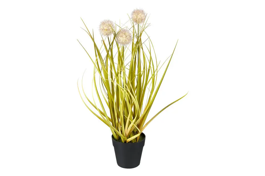 Kunstlill võilill potis beež h40xd15cm
