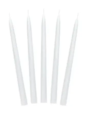Küünal 24cm valge
