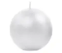 Küünal ümmargune 8cm, metallik pärlmutter