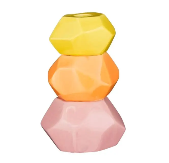 Küünlahoidja värviline 10,5xh18cm