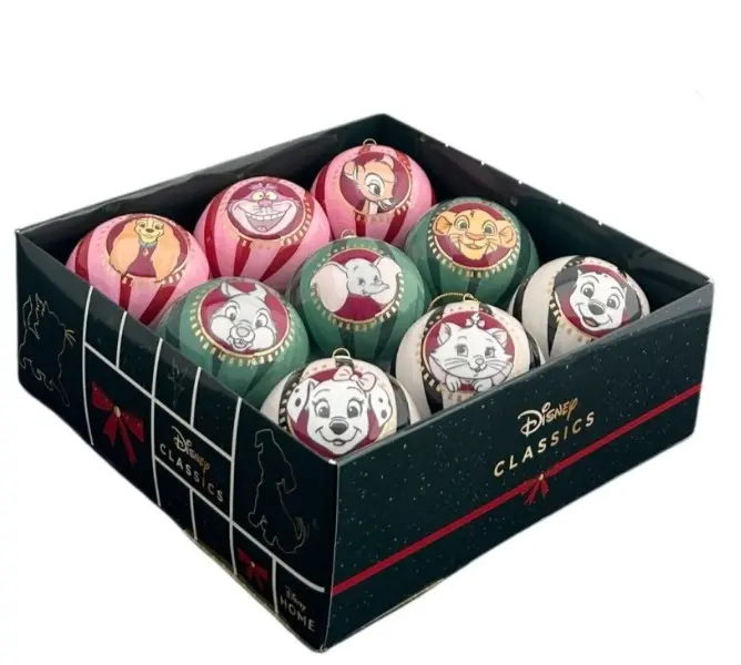Kuuseehe Disney Classics jõulukuulid 9tk/pk
