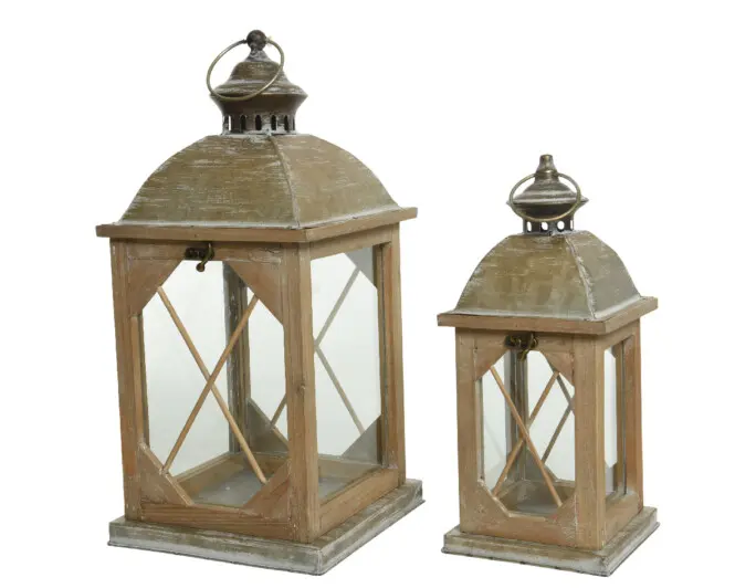 Latern vana puit 14x14xh32cm