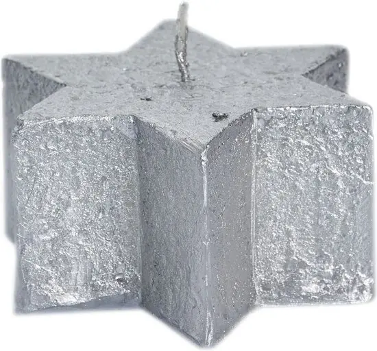 Lauaküünal Täht hõbe d9x4cm 8h