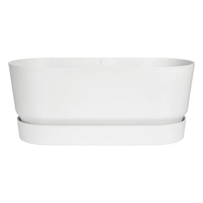 Lillekast Greenville ratastel valge 80cm