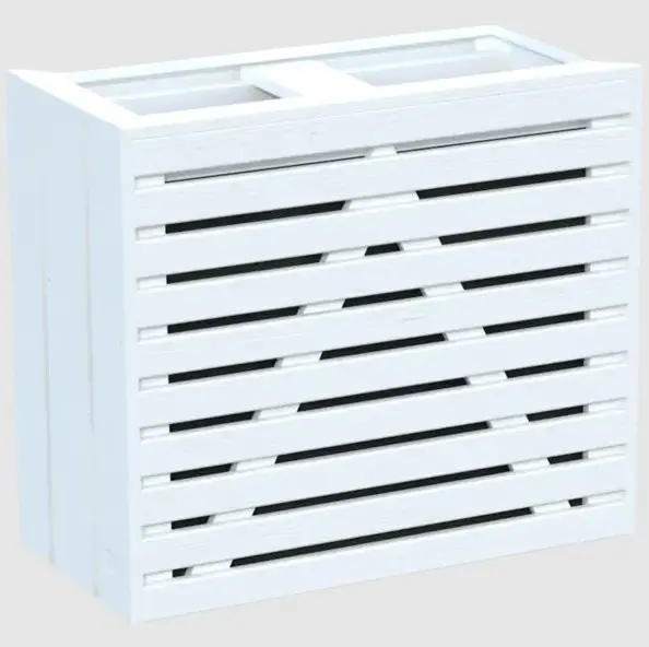 Lillekast Melissa7 koos sisuga d69 h60cm valge
