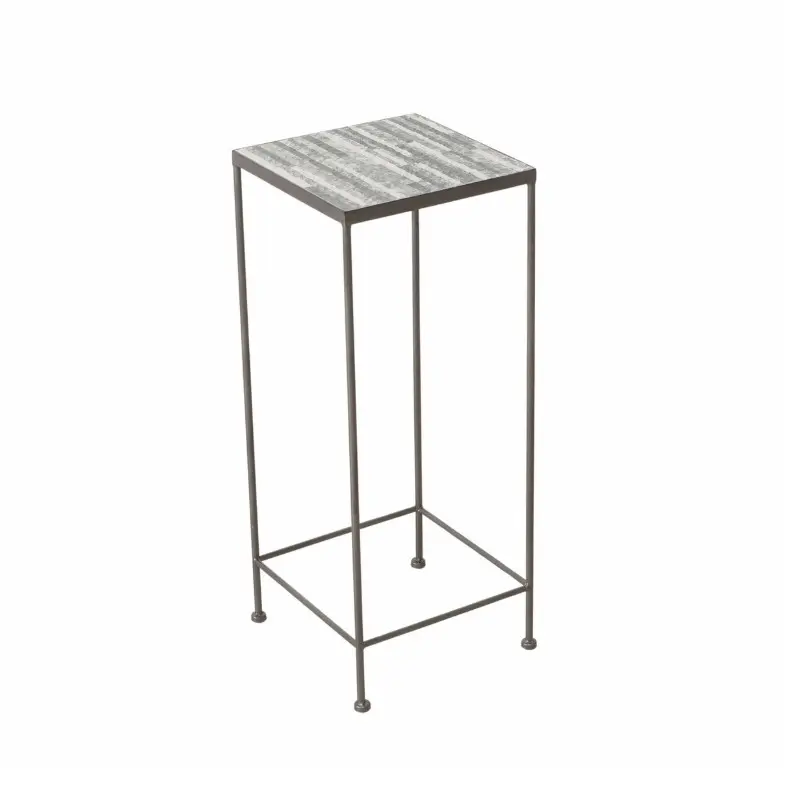 Lillepostament/abilaud Magma metallist d29,5 h69cm tumehall