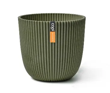 Lillepott Ball Groove d16,5 h15cm roheline