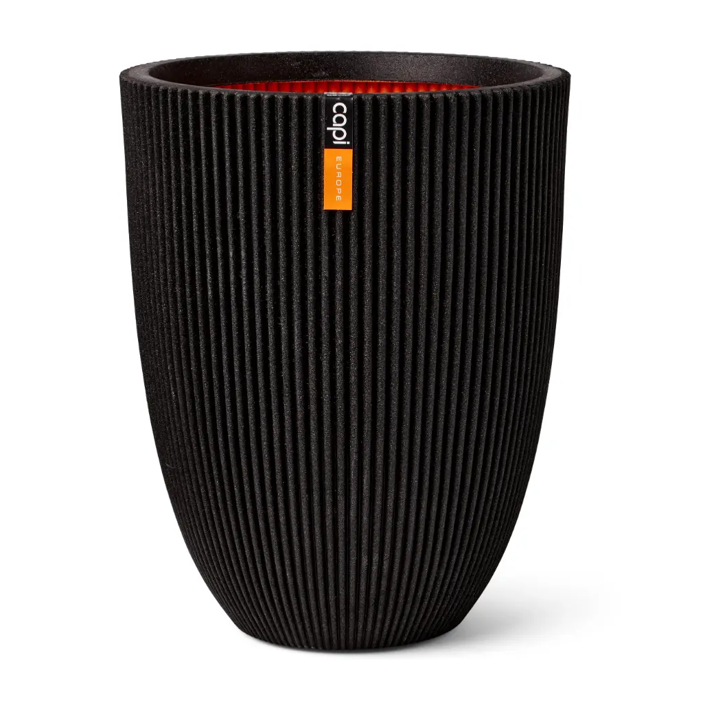 Lillepott Groove elegant d34 h46cm must