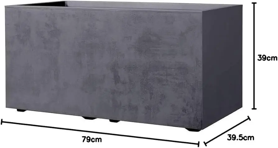 Lillepott plastik Millennium d79 h39cm tumehall