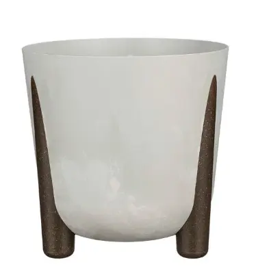 Lillepott Ristretto d25,5 h25cm valge