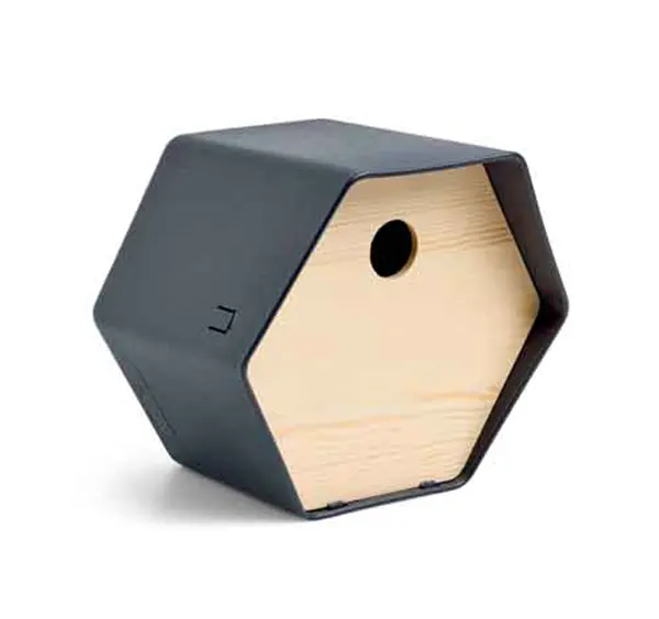 Linnumaja Hive 23x19x20cm antrasiit 