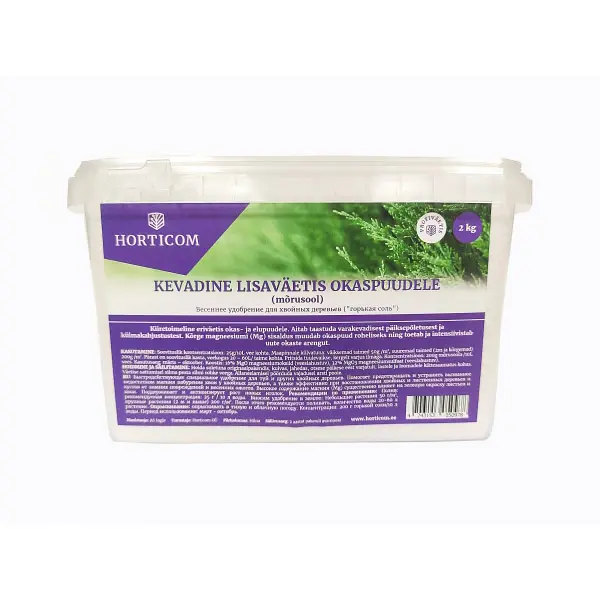 Lisaväetis okaspuudele (mõrusool) Horticom 2kg