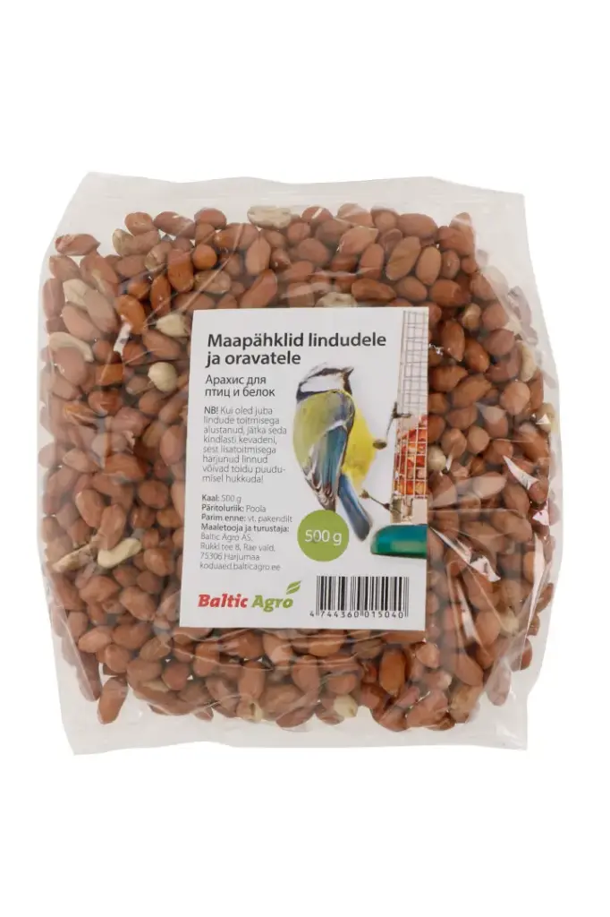 Maapähklid lindudele ja oravatele 500 g