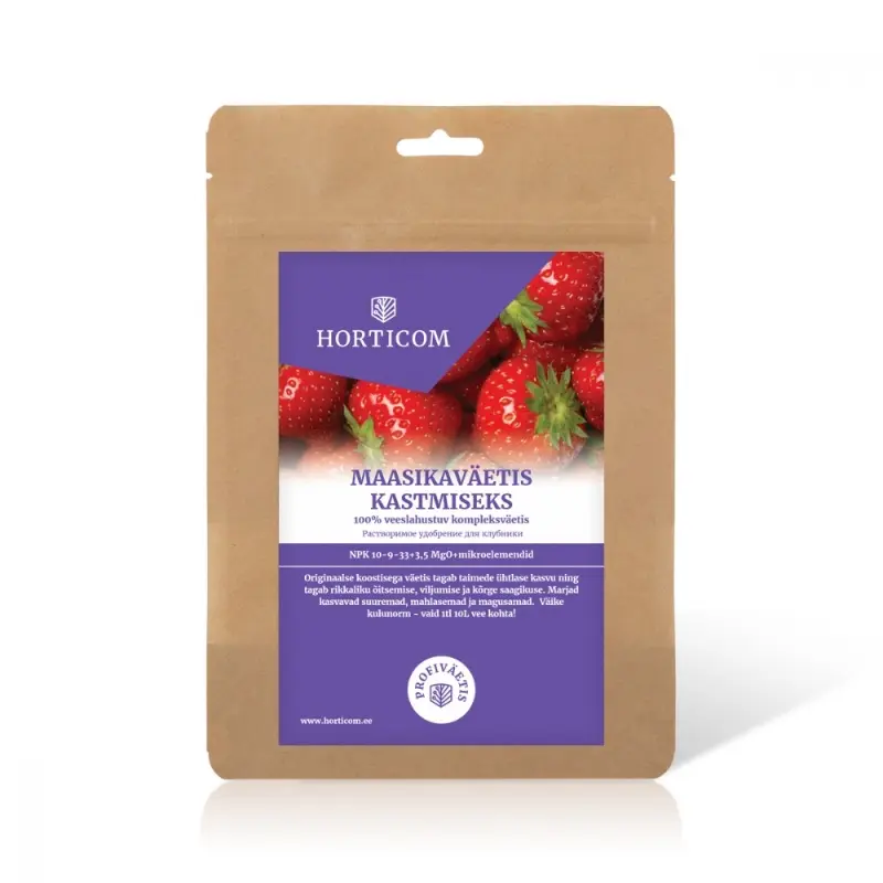 Maasikaväetis kastmiseks Horticom 750g