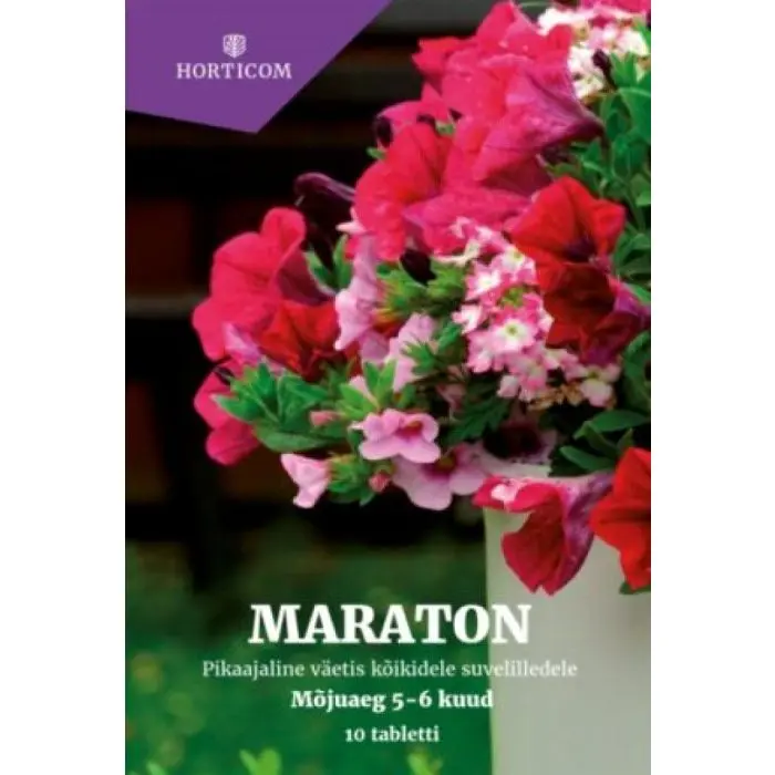 MARATON väetisetabletid suvelilledele Horticom 10tk