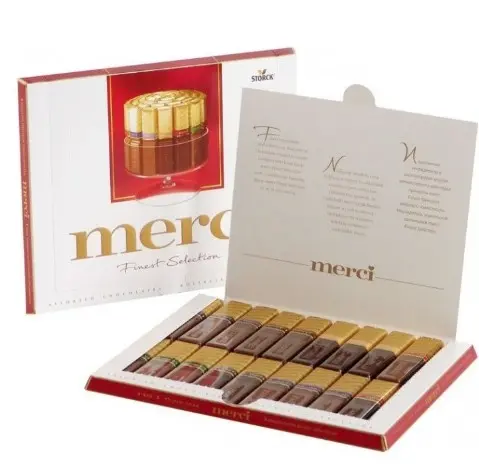 Merci valikšokolaad 250g (punane)