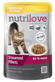 Nutrilove kassitoit kana kastmes 85g