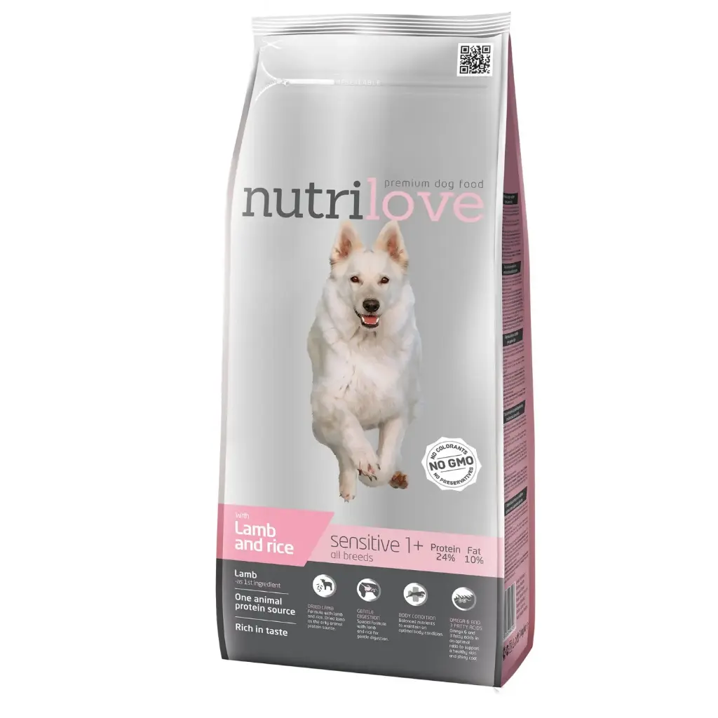 Nutrilove sensitive lammas 3kg
