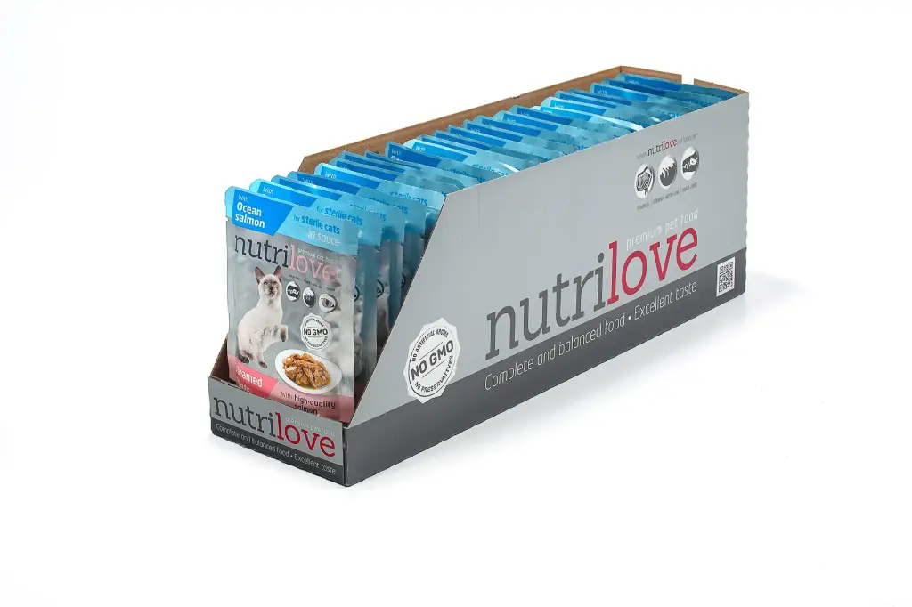 Nutrilove Sterilized lõhe kastmes 85g