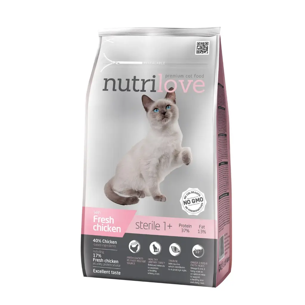 Nutrilove Sterlilized kana 1,4kg