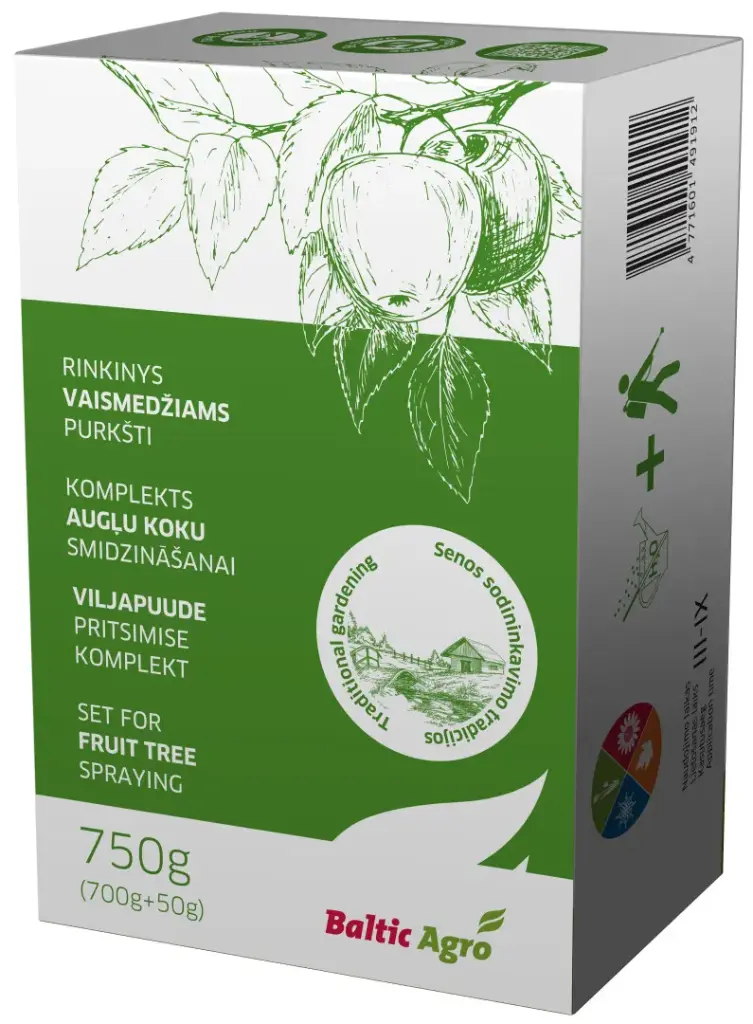 Viljapuude pritsimise komplekt 750g
