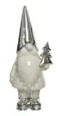 Päkapikk valge/hõbe 19cm