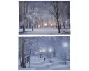 Seinapilt 58x38cmLED sädeleva efektiga