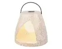 Solar latern beež d21,5xh19,5cm