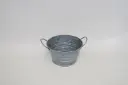 Tsinkkauss "Yoline" 15*8,5cm hall/valge