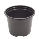 Ümarpott 10,5cm must/hall 10tk