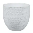 Ümbrispott Amarante keraamiline h16cm d18cm valge