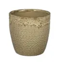 Ümbrispott Amora keraamiline h13cm d14cm kreem