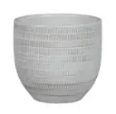 Ümbrispott LeHavre keraamiline h35cm d39cm valge