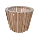 Ümbrispott puidust d40x30cm pruun