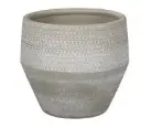 Ümbrispott Toro keraamiline h14cm d16cm kreem