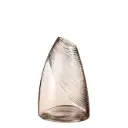 Vaas Fillo klaasist roosa 18x13xh28,5cm