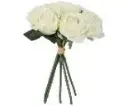 Kunstlill 7 roosiga kimp 'cream' 28cm 