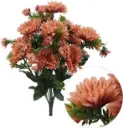 Kunstlill 12 krüsanteemiga kimp 'pink' 41cm