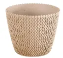 Ümbrispott Splofy ECO Wood sand d26cm 