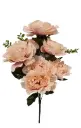 Kunstlill 9 roosiga kimp 'light pink' 50cm