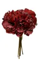 Kunstlill 6 pojengiga kimp 'red' 30cm