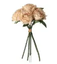 Kunstlill 7 roosiga kimp 'Beige' 28cm  