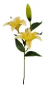 Kunstlill liilia 'yellow' 70cm