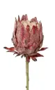 Kunstlill protea 'dark pink' 62cm